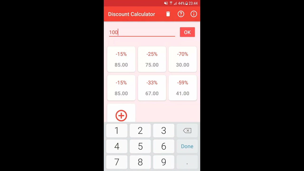 discount calculator helps you to find instantly the real prices