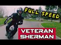 MAXED OUT: Veteran Sherman put to the test at TOP SPEED