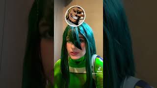 Wait Till the End…Tsuyu Asui Plays Smash or Pass (Cosplay)🐸😂 #cosplay #mhacosplay #smashorpass