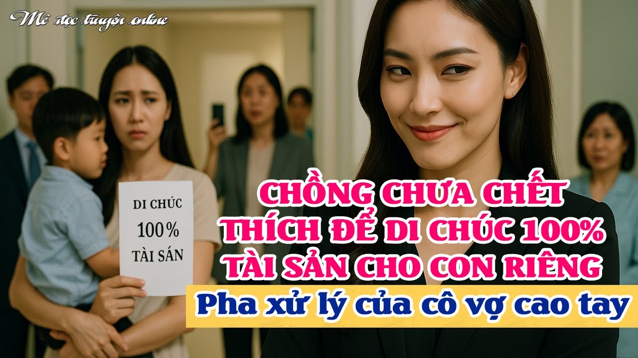 Chồng bị tai nạn đưa vào phòng cấp cứu tiểu tam ôm con ném tờ di chúc chồng để 100% tài sản cho họ
