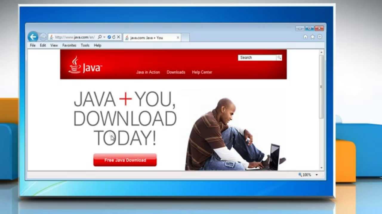 How to install Java® in Internet Explorer® 9 on Windows® 7 PC - YouTube