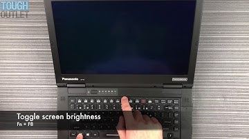 Panasonic Toughbook CF-54: How to use hotkeys
