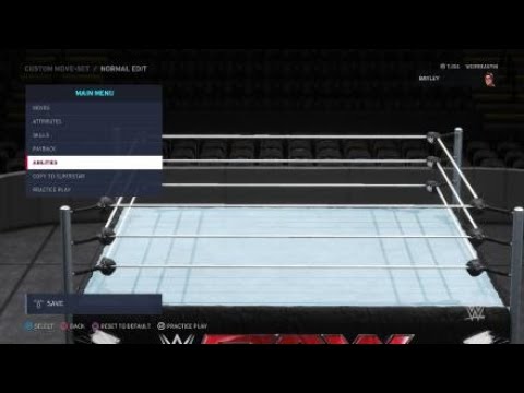 WWE 2K20 Bayley Updated Moveset V2