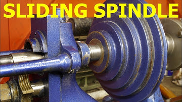 Vintage Karger lathe sliding spindle teardown