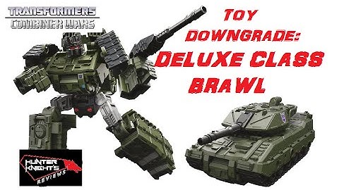 TOY DOWNGRADE: Combiner wars BRAWL review (Worst combiner ever!) Transformers Deluxe Class