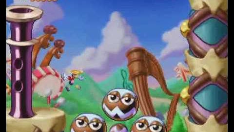 Rayman [Sega Saturn] - Bongo Hills try 2 (1/2)