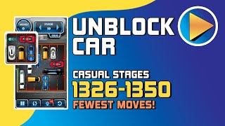 Unblock Car Casual Stages 1326 to 1350 Walkthrough [100% Perfect!]