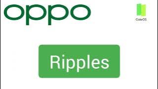 Oppo Notification Sound Ripples
