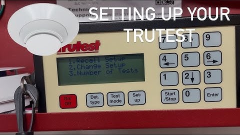 How To Setup A TruTest Sensitivity Tester