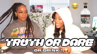 TRUTH OR DRINK + Dares With My Sister 😂🥃