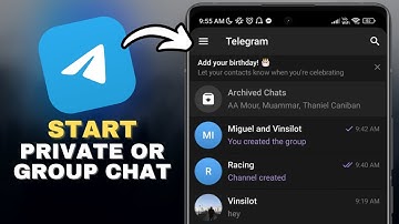 How to Start a Private or Group Chat in Telegram in SECONDS!