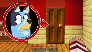 ¿QUÉ HAY DETRÁS DE LA PUERTA SECRETA DE LA CASA DE BLUEY EN MINECRAFT?