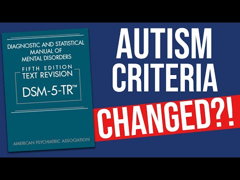 تغيير معايير التوحد ؟! | تحديثات DSM-5-TR لـ ASD و ARFID و ID + المزيد