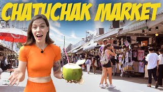 Chatuchak Weekend Market - SURVIVE the world's LARGEST outdoor market! JJ Market Bangkok Thailand