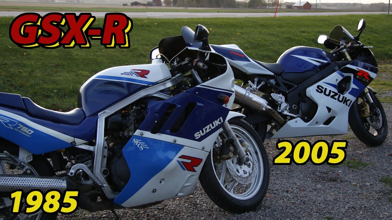 1985 & 2005 Suzuki GSX-R 750 (GIXXER PORN)