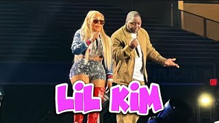 LIL KIM, LIL CEASE Performing Live HIP HOP 50 At Yankee Stadium NY AUGUST 2023 QUEEN BEE RIP BIGGIE