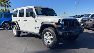 2021 Jeep Wrangler Unlimited Sport S CA Victorville, High Desert, Hesperia, Apple Valley, Adela...