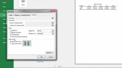 Print Row and Column Headings in Excel; Print Table Headings;