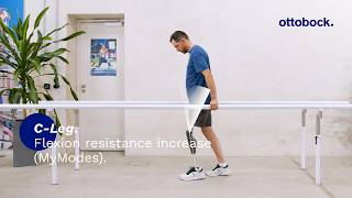 C-Leg. Flexion resistance increase (MyModes). | Ottobock Professionals