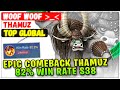 Epic Comeback Thamuz 82% Win Rate S38 [ Top Global Thamuz ] woof woof _ - Mobile Legends Build