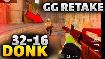 DONK Crazy Good Retake (30-16) Anubis FACEIT Voice Comms CS2 POV