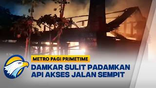 Gudang Gula Merah Di Kudus Terbakar Hebat Api Diduga Berasal Dari Lahan Tebu [Metro Pagi Primetime]