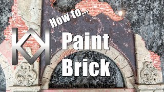 How to paint exterior brick walls?