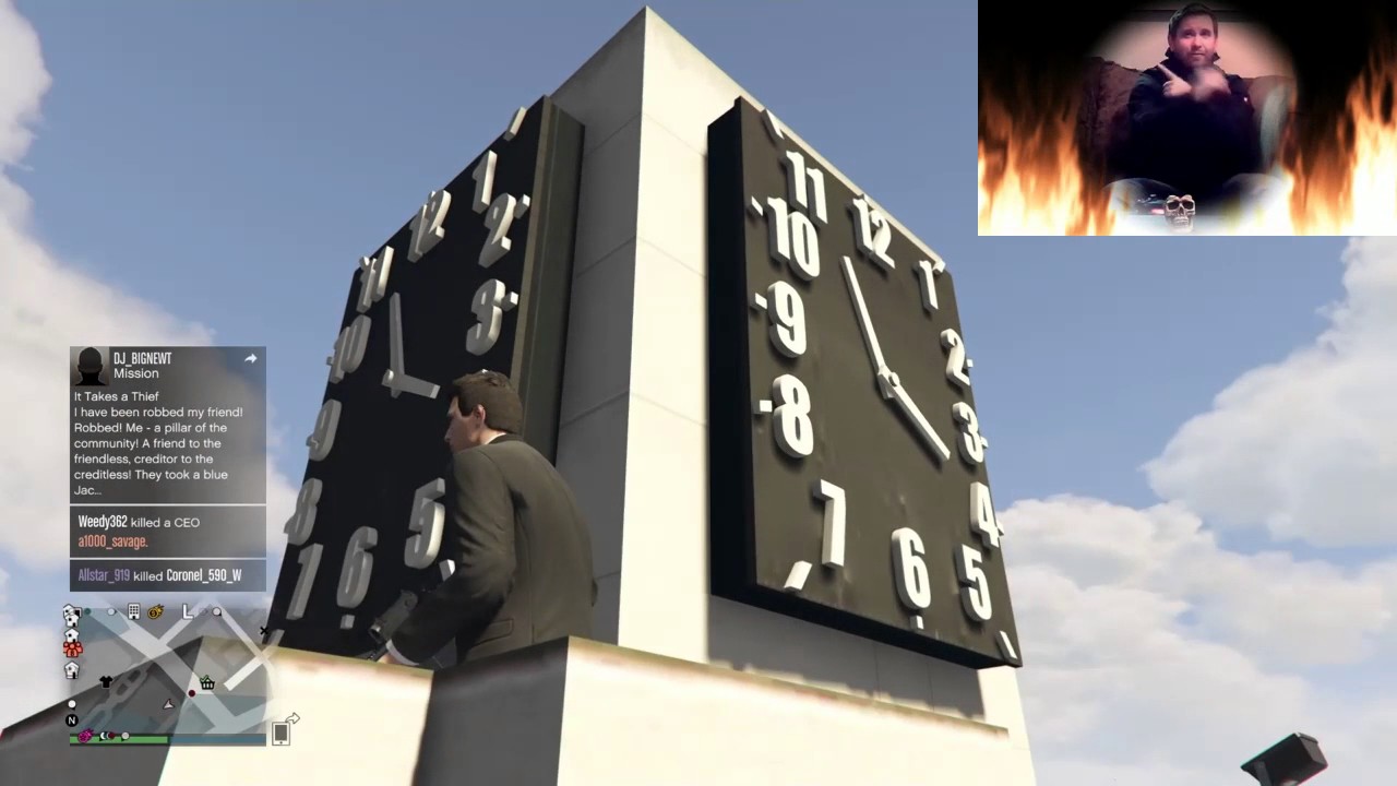 How to find GTA5 clock tower the best sniper spot YouTube