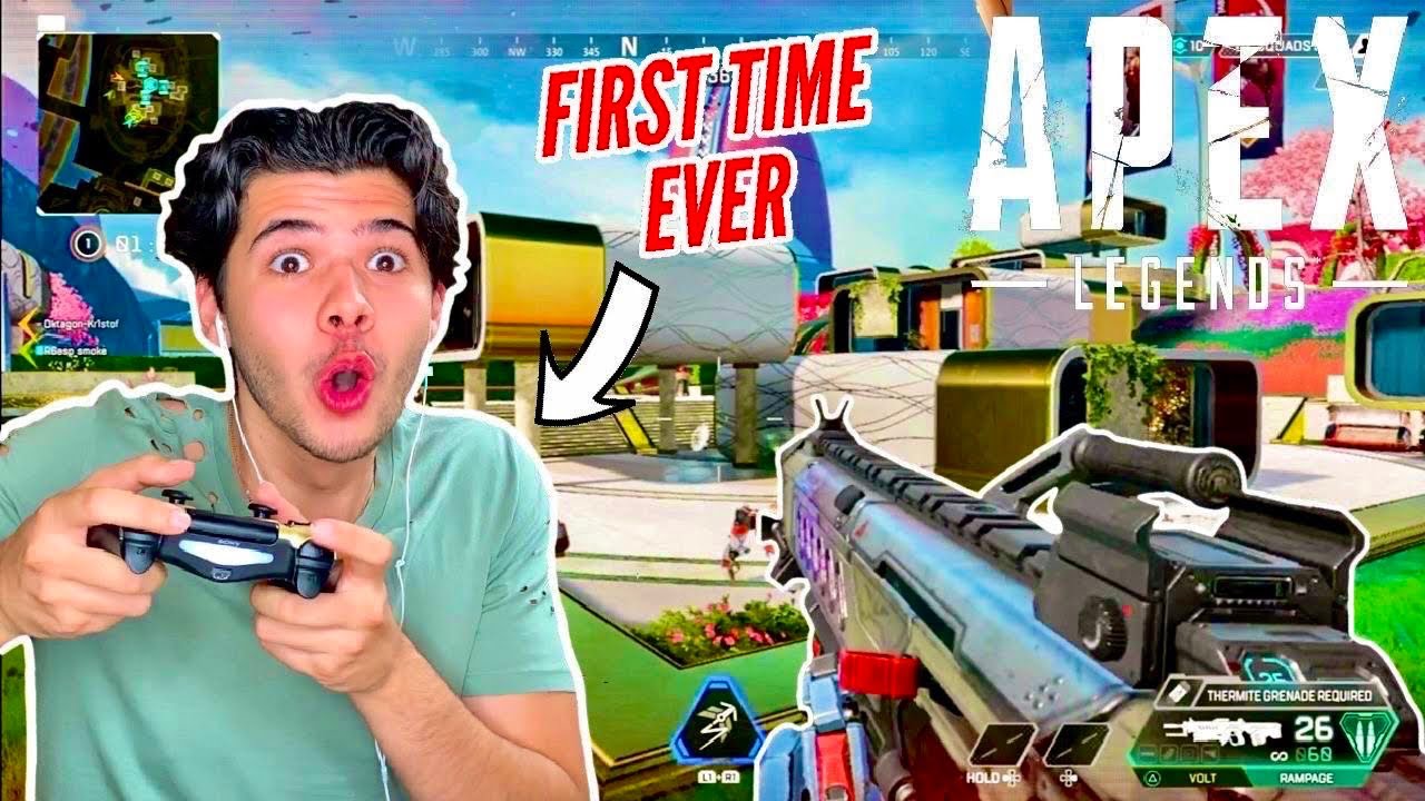 PLAYING APEX LEGENDS FOR THE FIRST TIME EVER! - YouTube