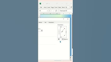 Rotate Text in a Cell in Excel #exceltech