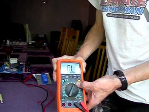 How to test a light switch with a digital multimeter Light Switch Testing Youtube