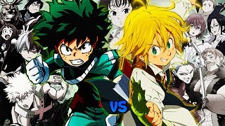 Video thumbnail of "Nanatsu no Taizai vs Boku no Hero Academia || Kballerías de Rap || ft. Mucha Gente"