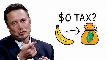 Why Elon Musk Pays No Taxes Explained with Bananas