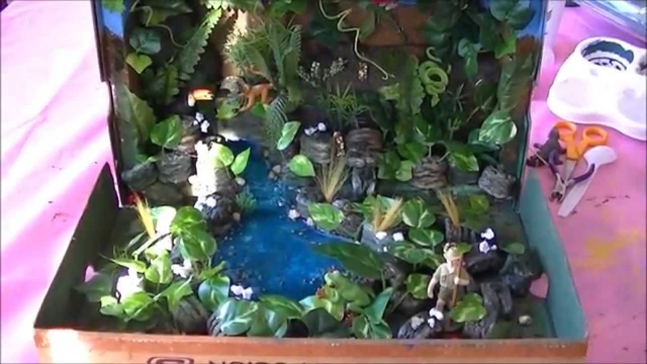 How to Make Rainforest in a Shoebox - School Project - YouTube marsh diagram 