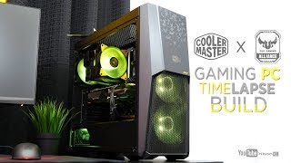 Php95k Cooler Master X Asus Tuf Gaming Pc Time Lapse Build Youtube