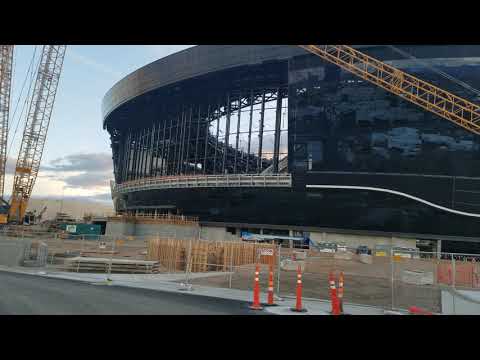 Raiders Allegiant Stadium Las Vegas Side View By Joseph Armendariz.