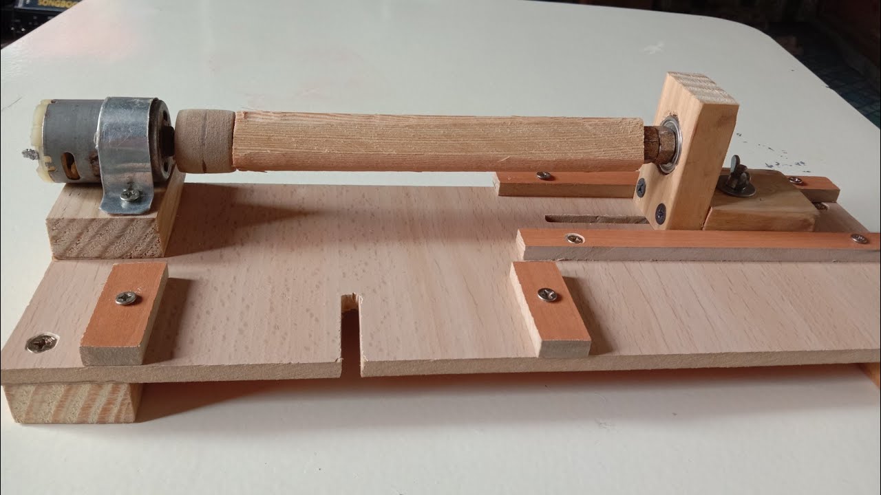 DIY MINI LATHE HOW TO MAKE MINI LATHE YouTube