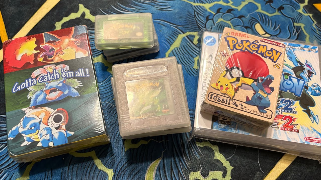 Buying Bootleg Pokémon from AliExpress (Physical ROM Hacks and Base Set Cards)