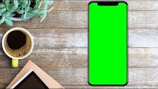 Free Green Screen Background Phone iPhone Android Mobile Green Screen Footage | YouTubers | Videos