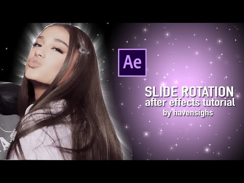 SLIDE ROTATION | after effects tutorial #1