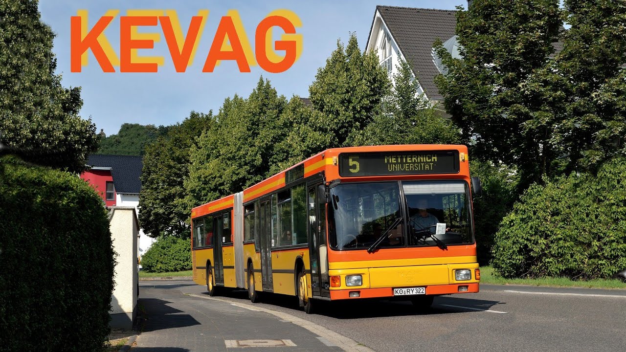 Mit dem MAN NG 312 durch Koblenz - Unterwegs mit der KEVAG