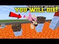Minecraft: YOU WILL DIE!!! (WORLD RECORD HARDEST PARKOUR!!) Custom Map [2]