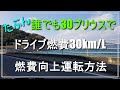 たぶん誰でも30プリウスで燃費向上運転方法で燃費30km/L出ちゃうのかも