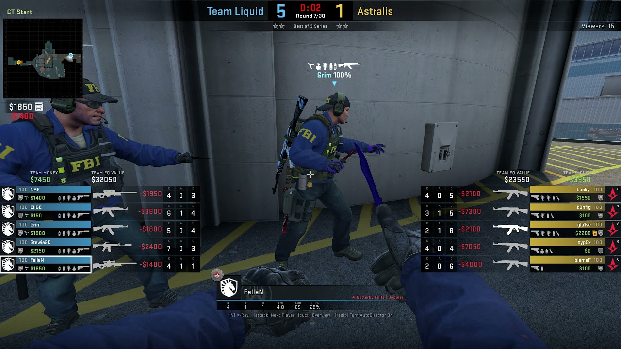 FalleN vs Astralis - de_nuke - CT