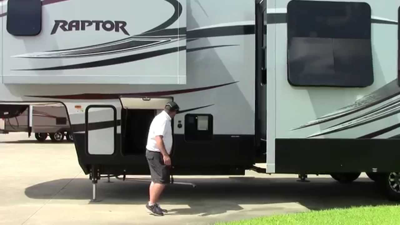 New 2015 Keystone Raptor 365LEV Fifth Wheel Toy Hauler RV Holiday