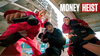 Money Heist Parkour vs POLICE Escape Chase || ''GOLD RUSH'' (Epic Live Action POV) 2.0