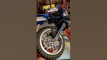NEW! BUILDING A LEGO TECHNIC YAMAHA WR450 MOTOCROSS#PART 15 #RC Pete