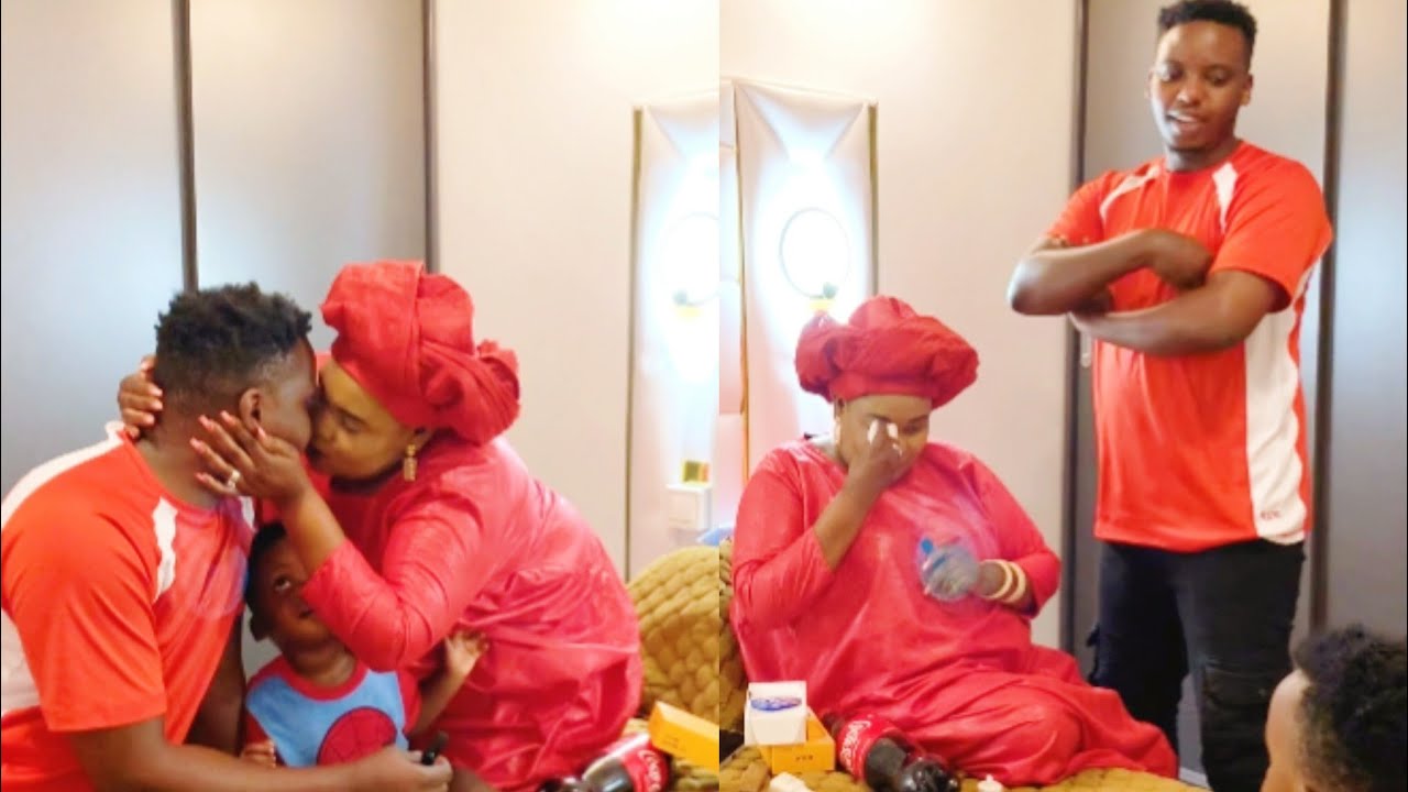 I PRANKED MY WIFE !!! 🔥🔥 BRUNO ARIJIJE CARINE 😭😭😭 GUCECEKA BIRANGA MBEGA GIFT 🎁 AMAGAMBO AKOMEYE 😭😭