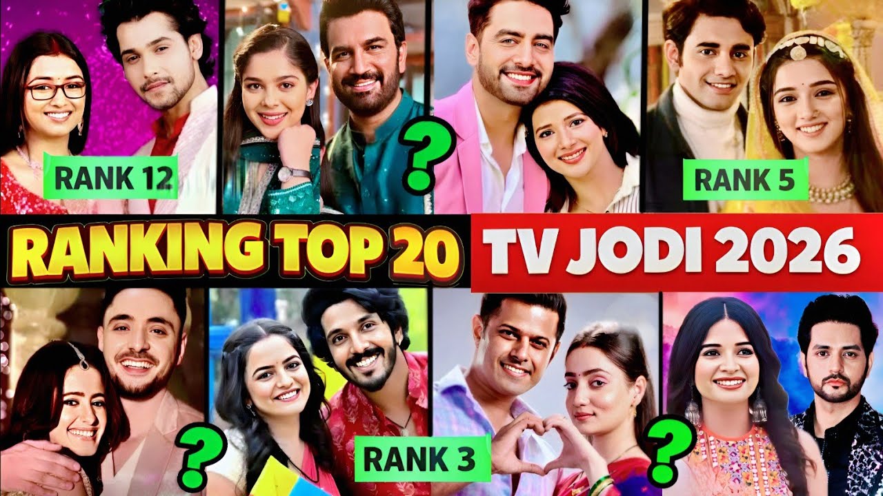 Ranking Top 20 Superhit New Tv Jodi Of The Year 2026 | Most Popular Onscreen New Tv Couple | 