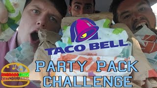 Taco Bell Party Pack Speed Challenge l Average Guys Eats